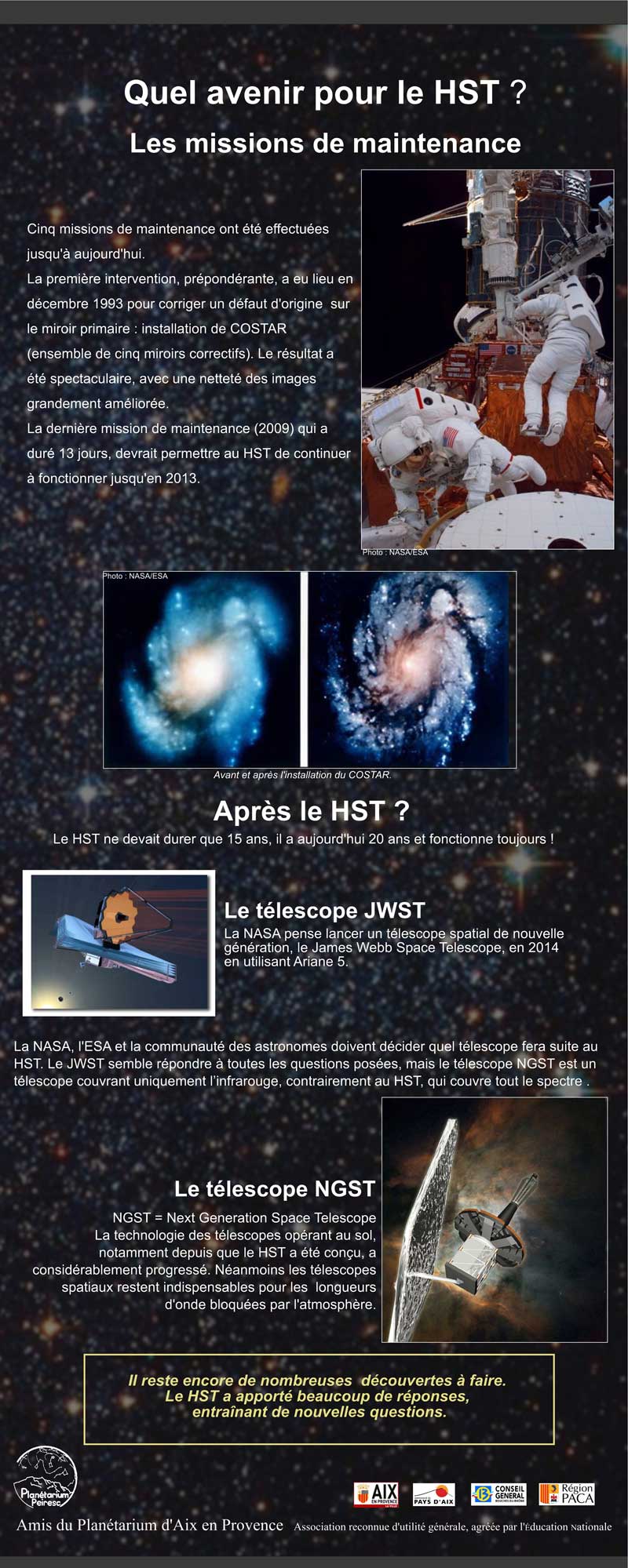 Exposition Hubble : panneau 5