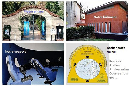 Vues du planétarium Peiresc