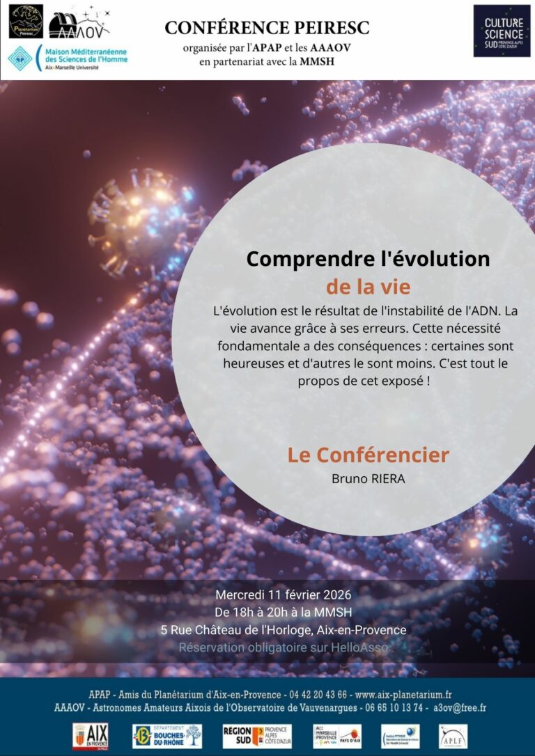 Comprendre l'évolution de la vie